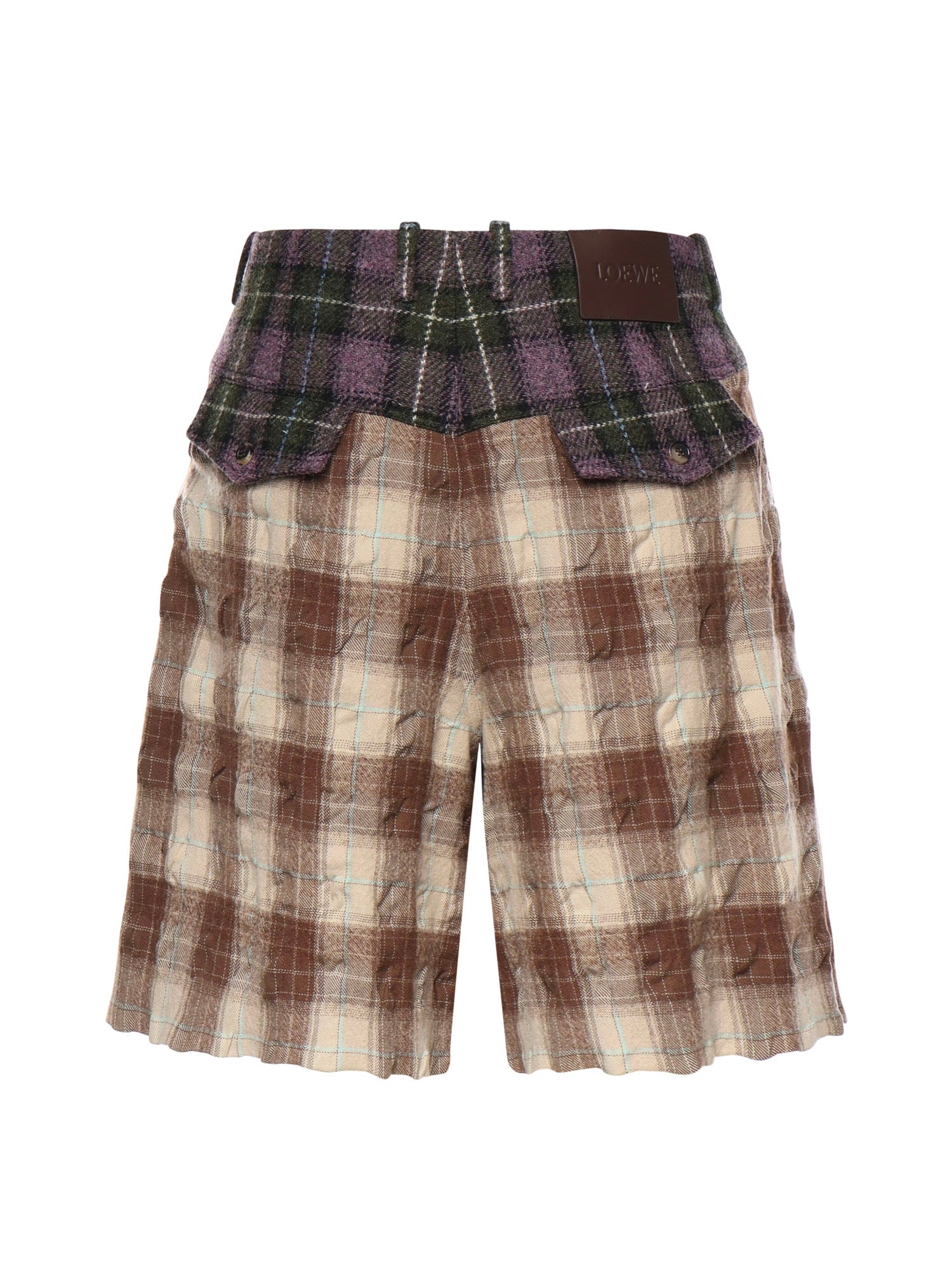 Shorts in lana e cotone H526Y04WIJ 2994 LOEWE 