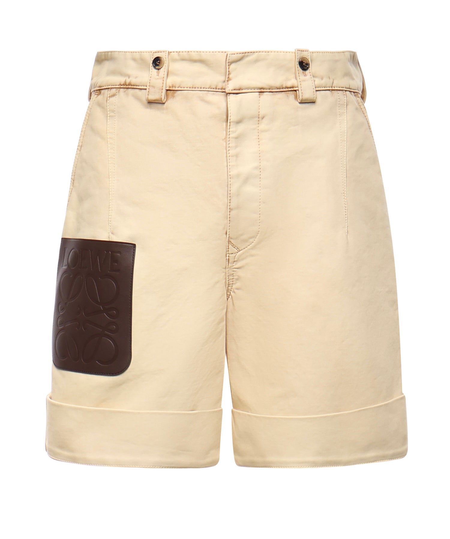 Short con risvolto in cotone H526Y1AW31 2140 LOEWE 