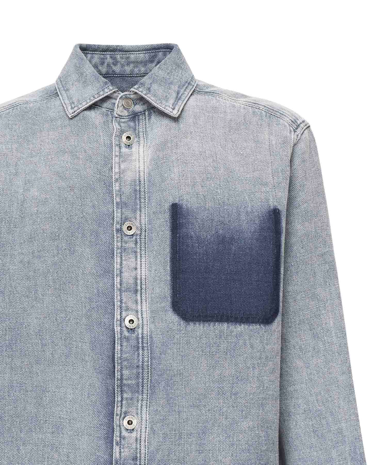Camicia in cotone e lino H526Y1DW17 1360 LOEWE 
