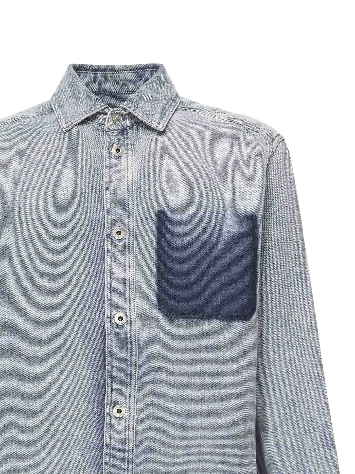 Camicia in cotone e lino H526Y1DW17 1360 LOEWE 