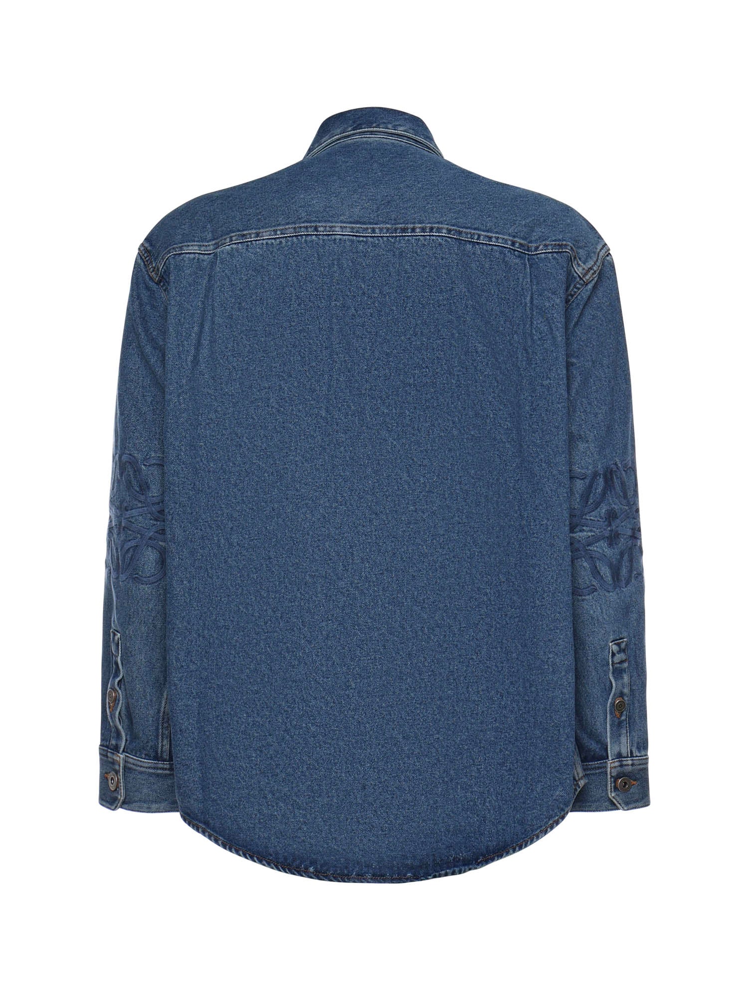 Giacca-camicia Anagram in denim H526Y1DW27 5475 LOEWE 