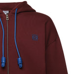 Felpa con cappuccio e zip in cotone H526Y25X87 7110 LOEWE 