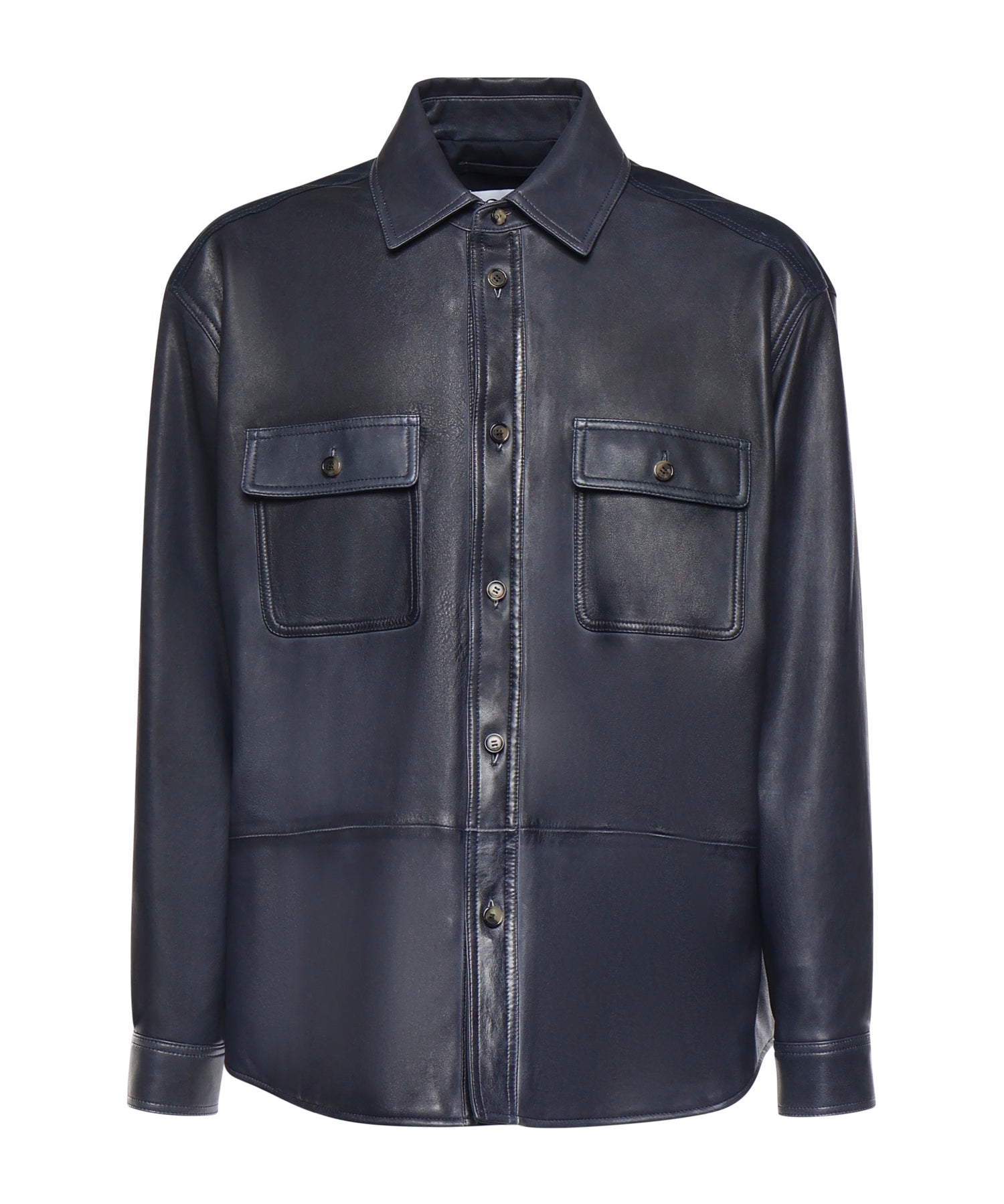Overshirt in nappa di agnello e cotone H526Y31L53 5110 LOEWE 