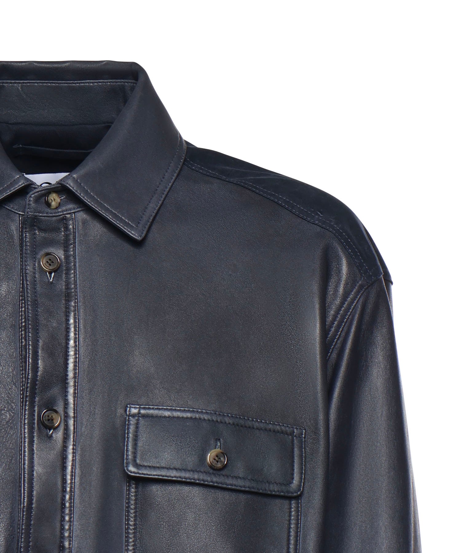 Overshirt in nappa di agnello e cotone H526Y31L53 5110 LOEWE 