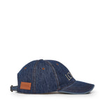 Cappello in denim con logo K820358X49 8798 LOEWE 