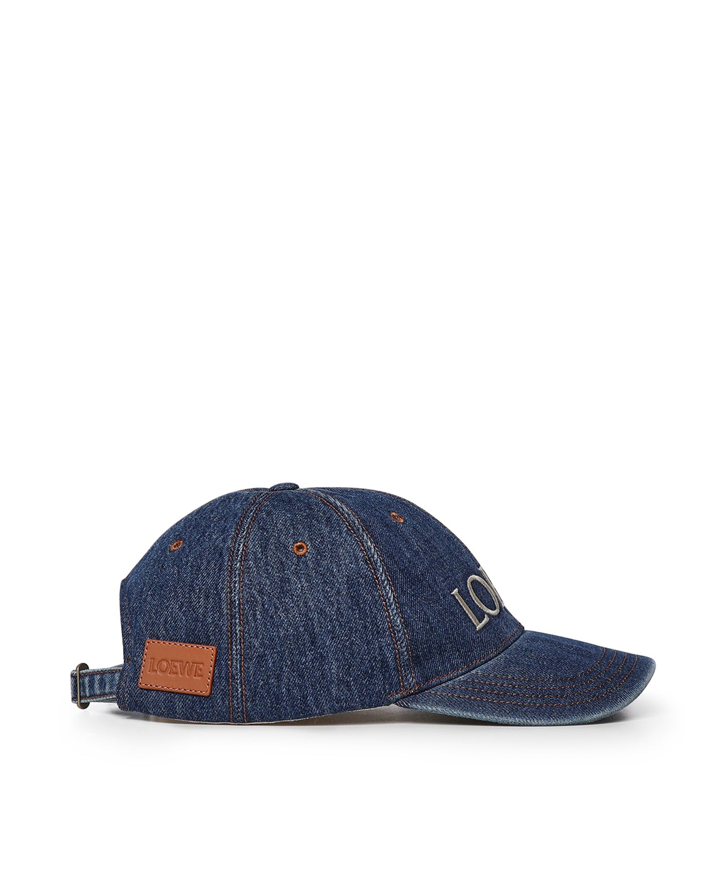 Cappello in denim con logo K820358X49 8798 LOEWE 