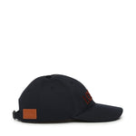 Cappello in tela con logo K820358X68 5544 LOEWE 