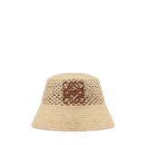Bob Anagram in rafia e pelle di vitello<BR/> K820HB1XD0 2123 LOEWE 