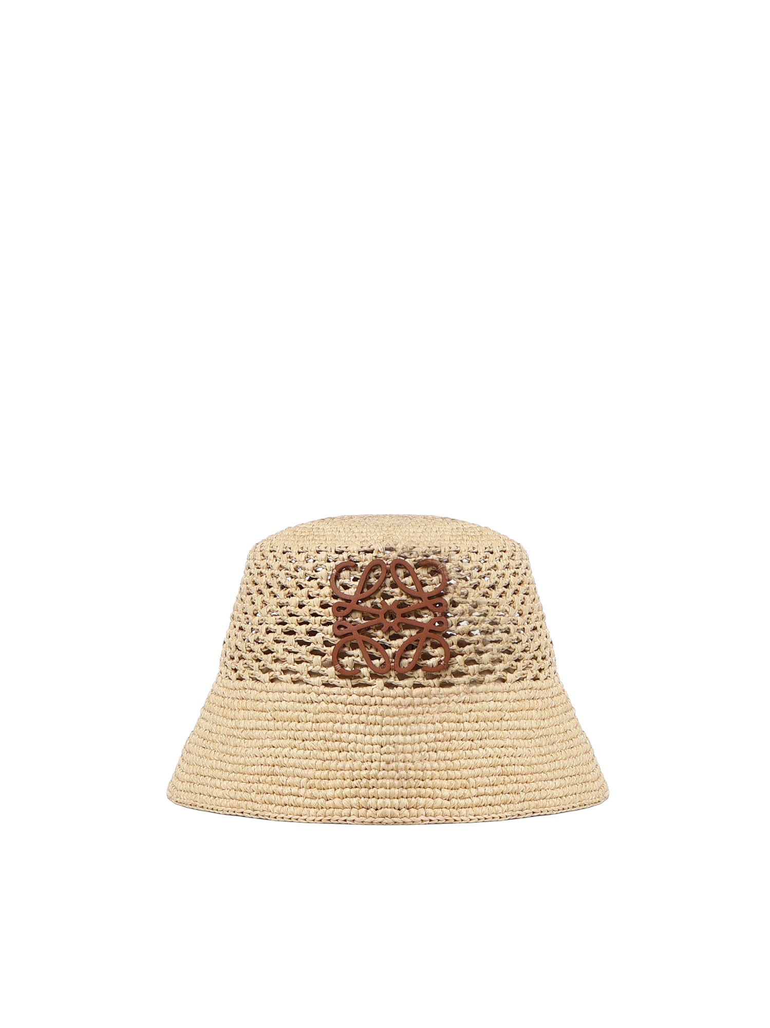 Bob Anagram in rafia e pelle di vitello<BR/> K820HB1XD0 2123 LOEWE 