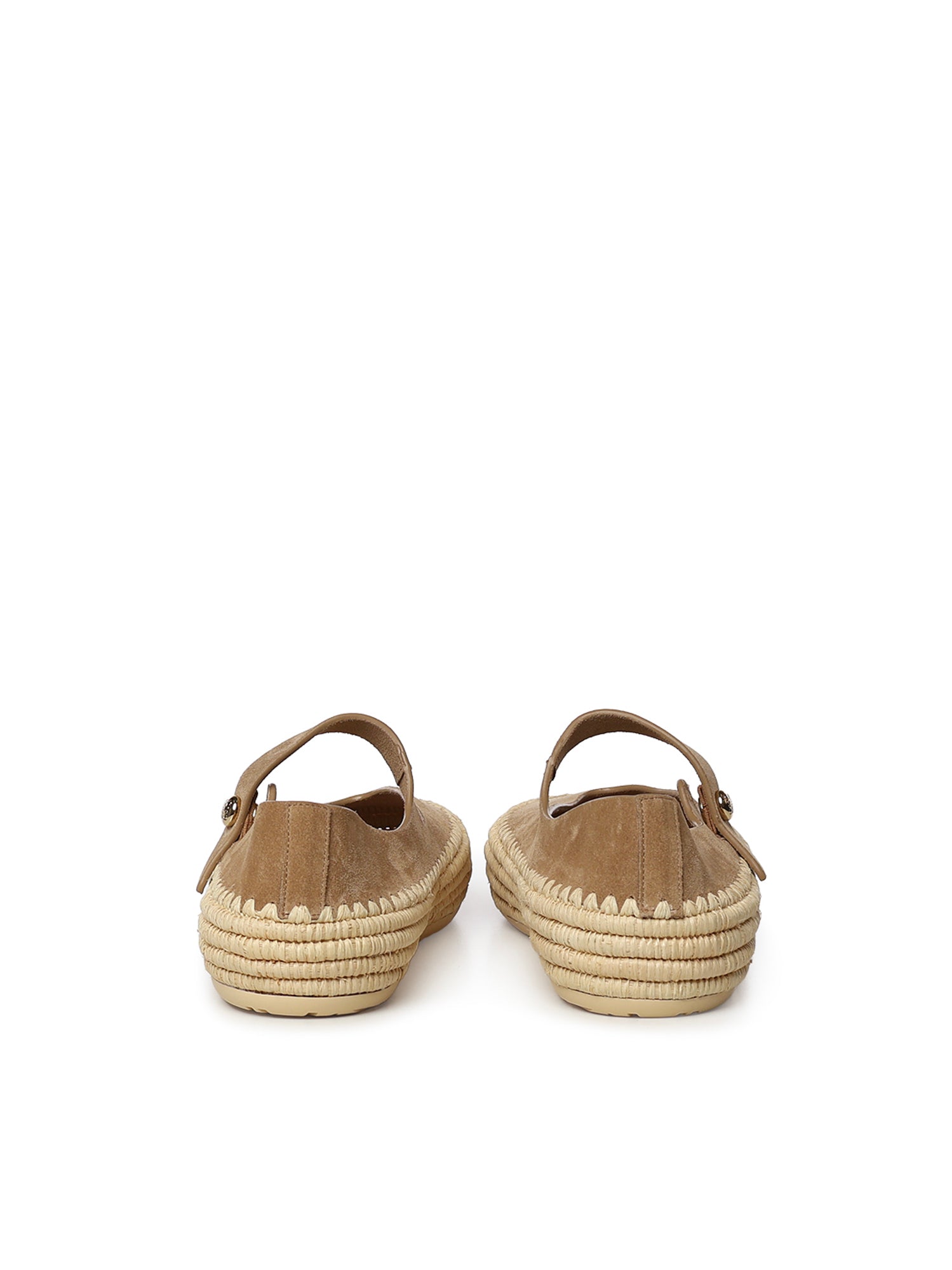 Mary Jane Rio in pelle scamosciata e rafia LBV3466X02 2210 LOEWE 