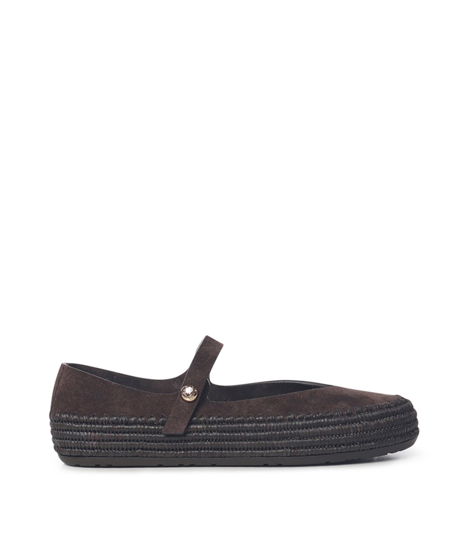 Mary Jane Rio in pelle scamosciata e rafia LBV3466X02 3110 LOEWE 