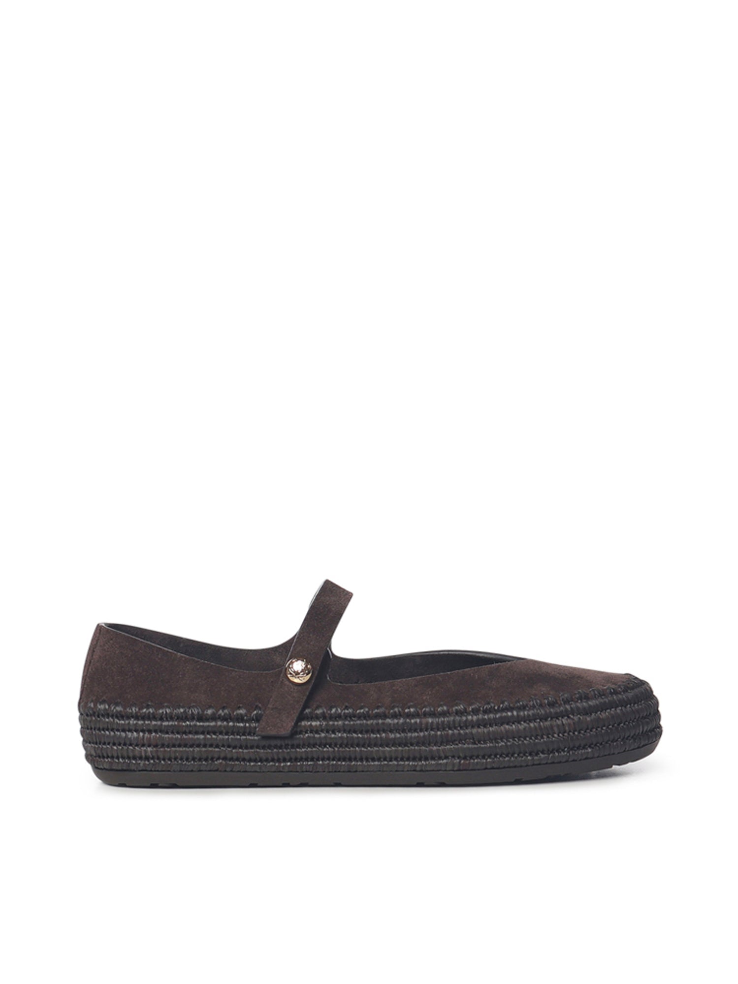 Mary Jane Rio in pelle scamosciata e rafia LBV3466X02 3110 LOEWE 