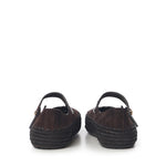 Mary Jane Rio in pelle scamosciata e rafia LBV3466X02 3110 LOEWE 