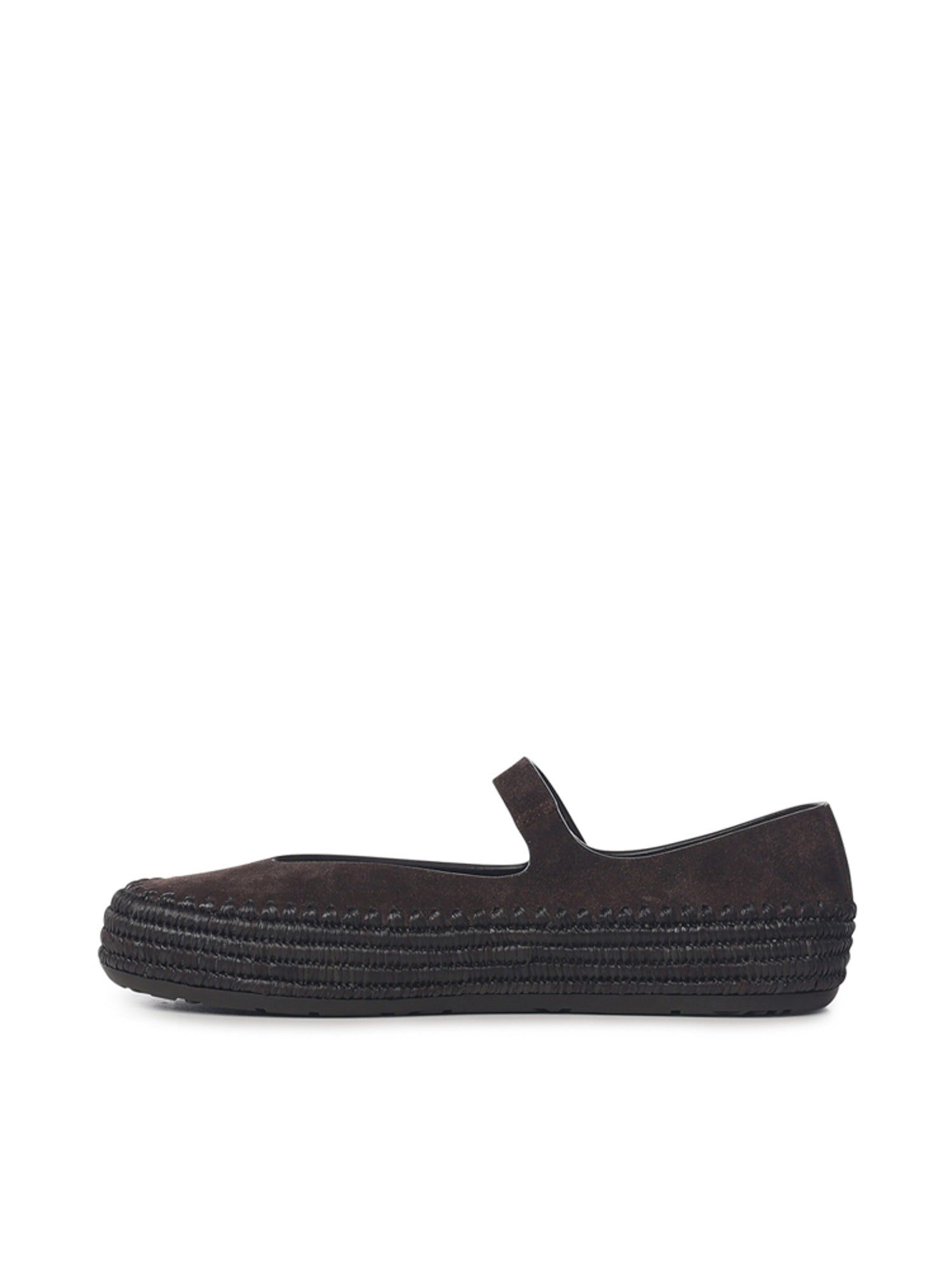 Mary Jane Rio in pelle scamosciata e rafia LBV3466X02 3110 LOEWE 