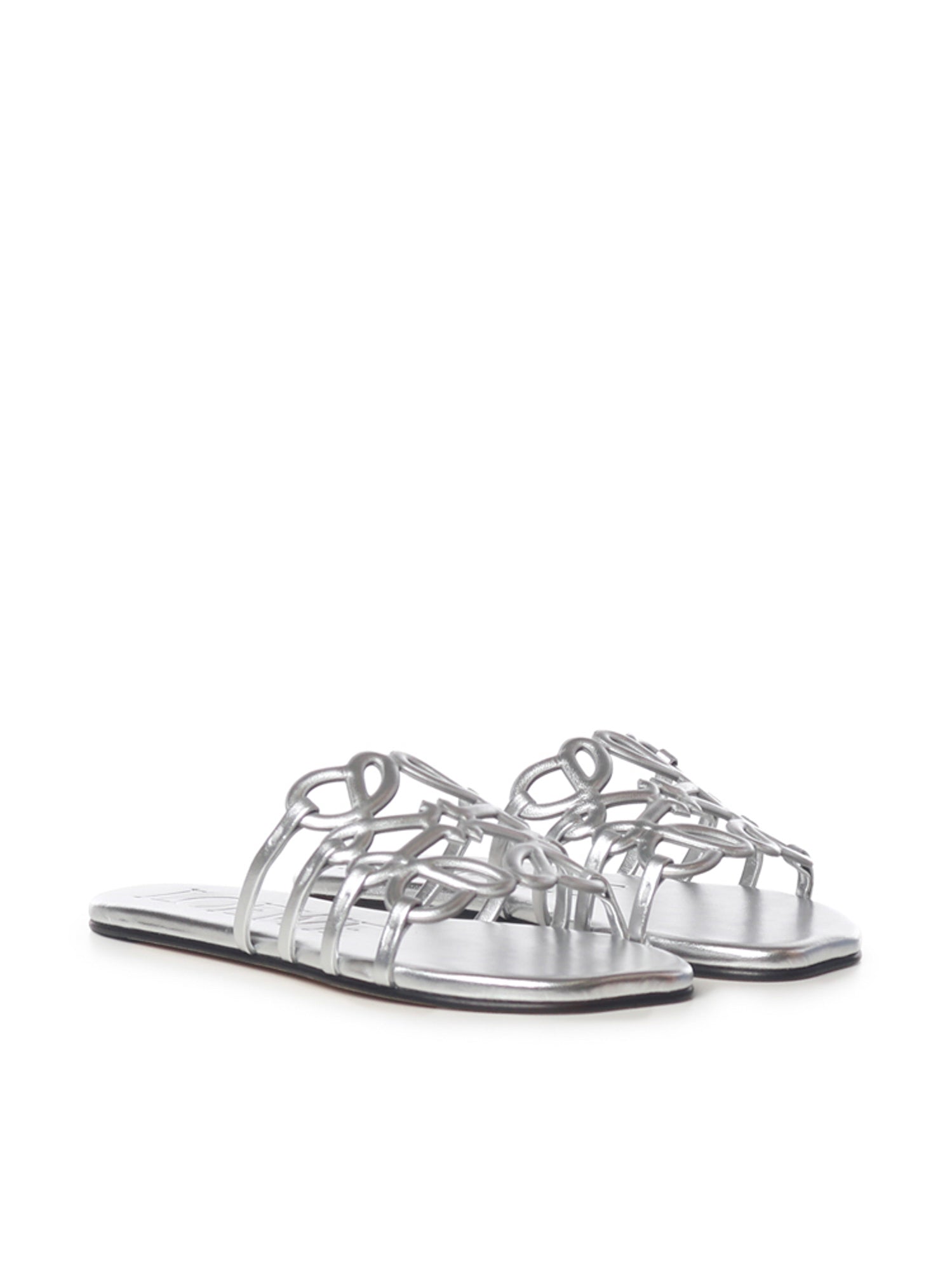 Slide Anagram Petal in pelle laminata LPEA465X08 1160 LOEWE 