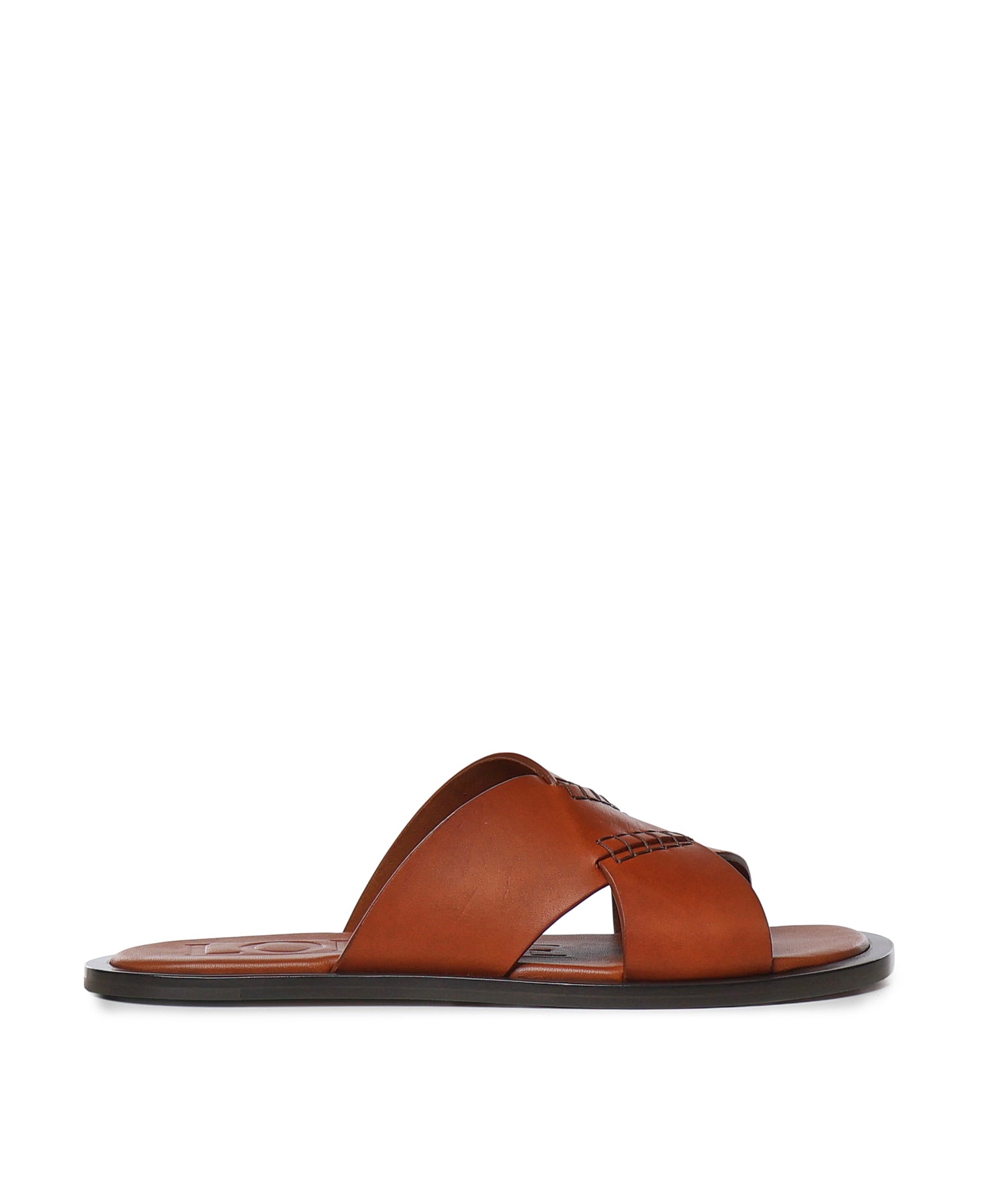 Slide Flex incrociate in pelle di vitello M616465X29 2530 LOEWE 