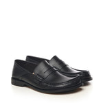 Mocassini Campo Flap Back in pelle di vitello M816290X47 1100 LOEWE 