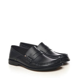 Mocassini Campo Flap Back in pelle di vitello M816290X47 1100 LOEWE 