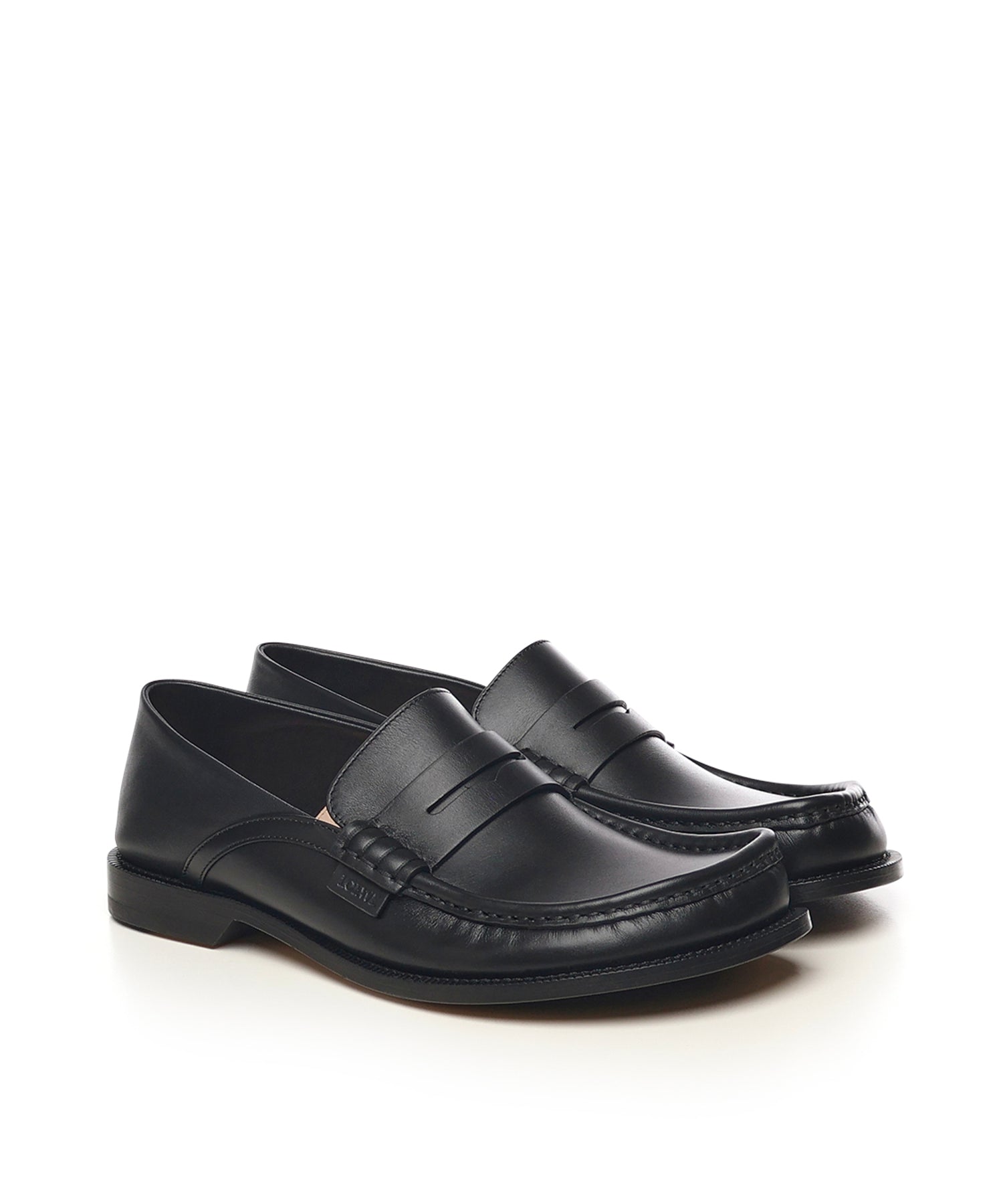Mocassini Campo Flap Back in pelle di vitello M816290X47 1100 LOEWE 