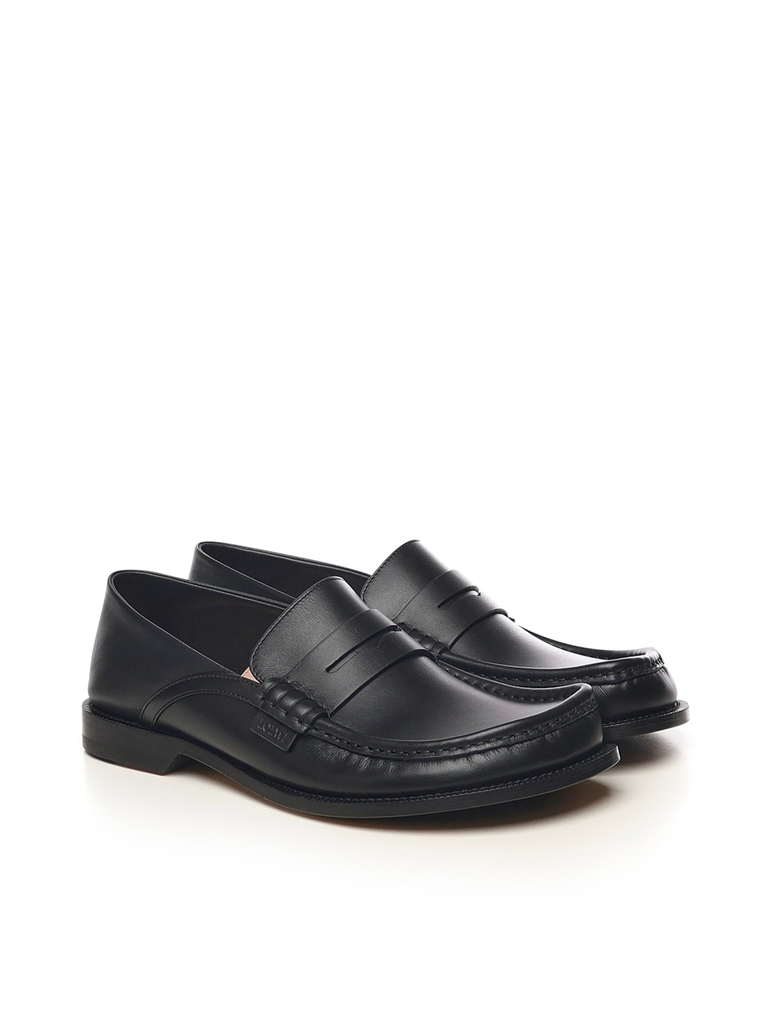 Mocassini Campo Flap Back in pelle di vitello M816290X47 1100 LOEWE 