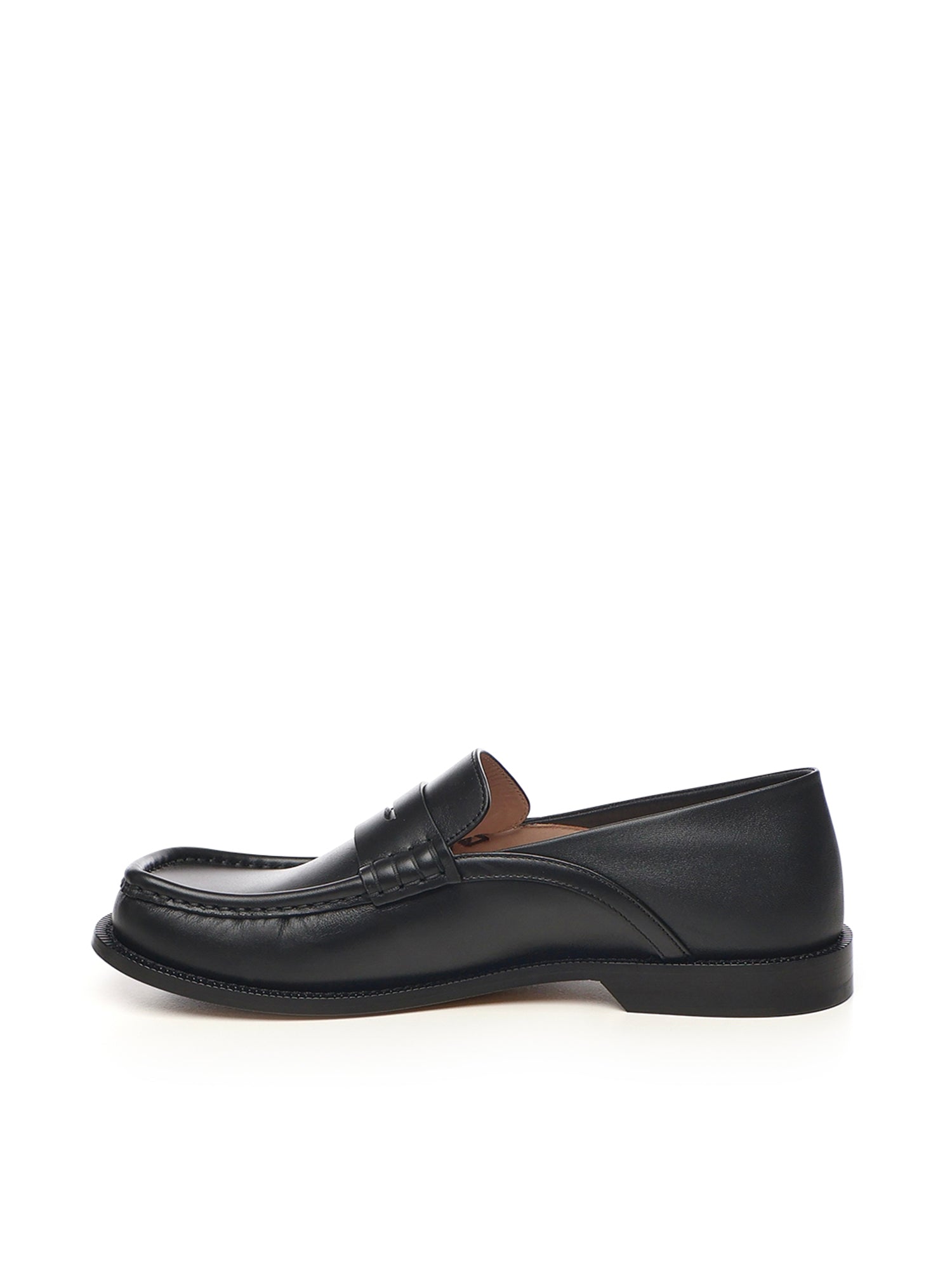 Mocassini Campo Flap Back in pelle di vitello M816290X47 1100 LOEWE 