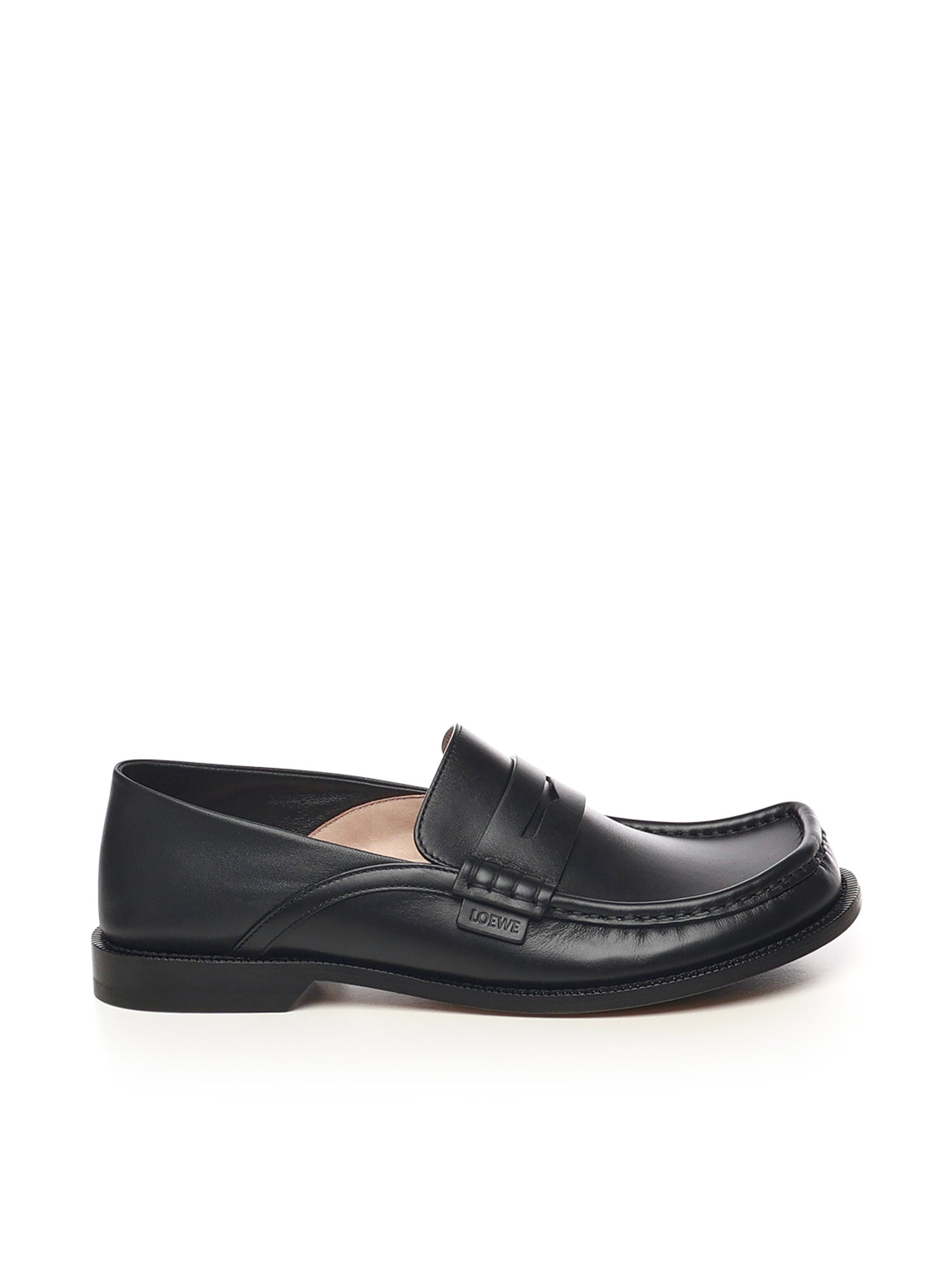 Mocassini Campo Flap Back in pelle di vitello M816290X47 1100 LOEWE 