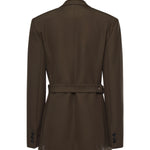 Giacca drappeggiata in lana S359Y03XAE 4160 LOEWE 
