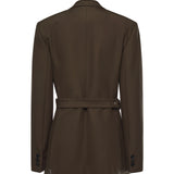 Giacca drappeggiata in lana S359Y03XAE 4160 LOEWE 