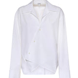 Camicia asimmetrica in cotone S359Y05XEZ 2100 LOEWE 