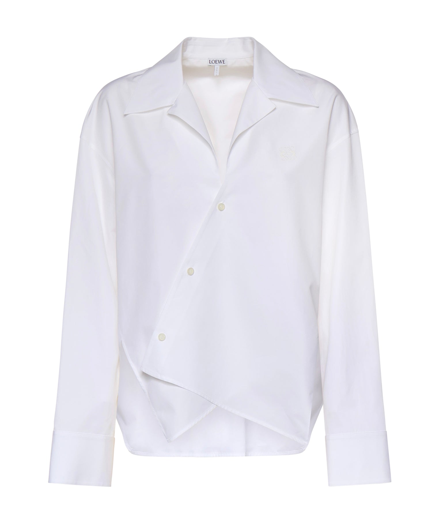 Camicia asimmetrica in cotone S359Y05XEZ 2100 LOEWE 