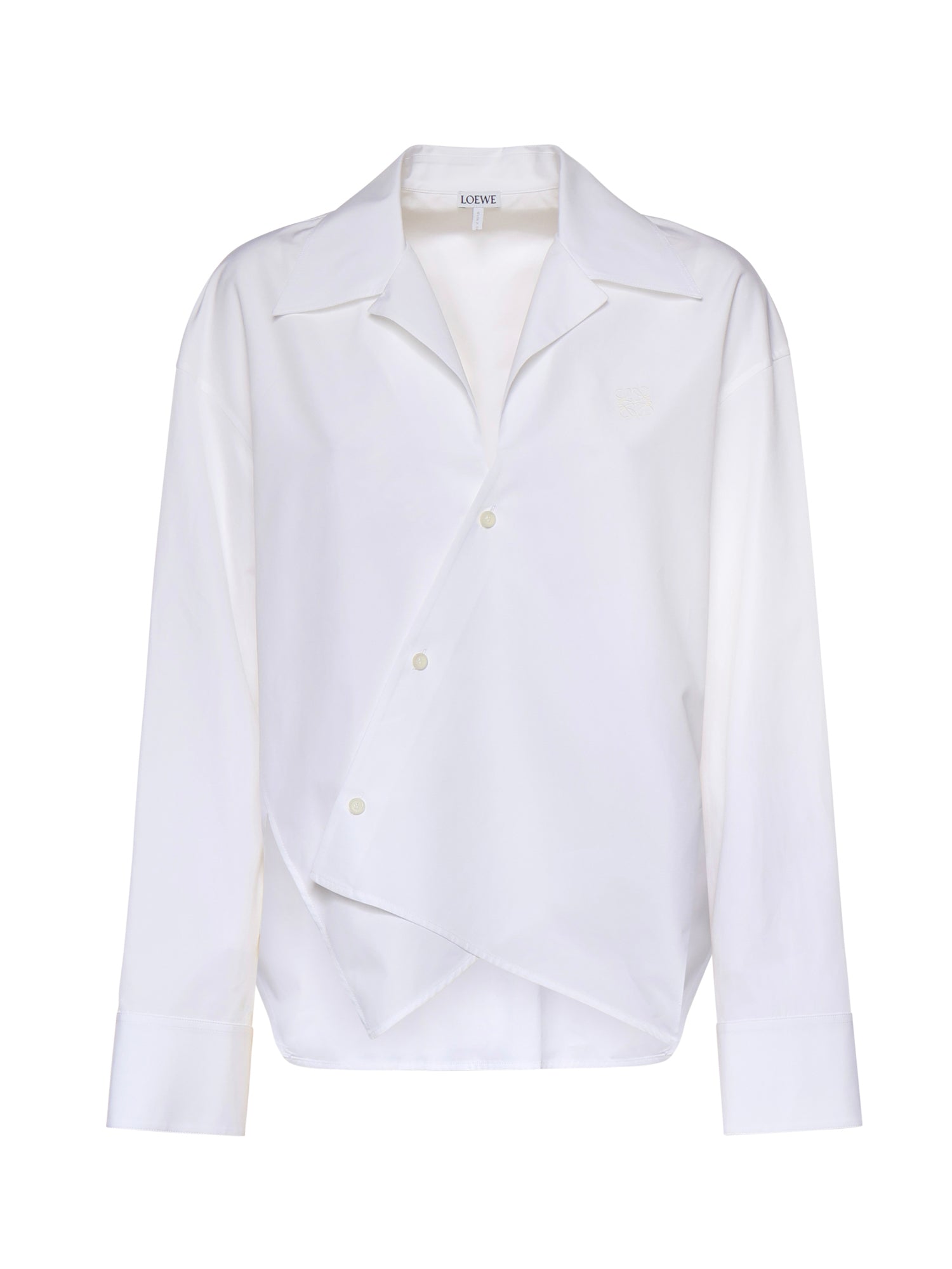 Camicia asimmetrica in cotone S359Y05XEZ 2100 LOEWE 