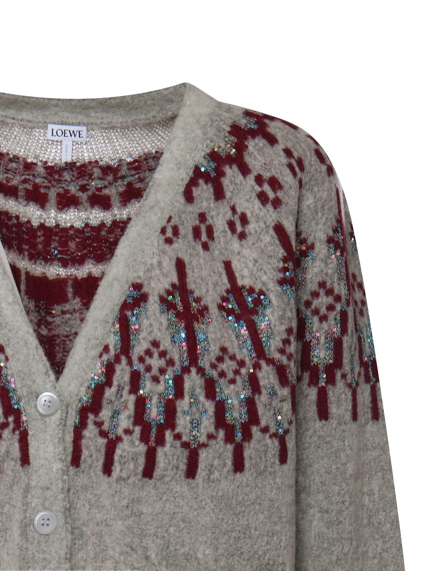 Cardigan in misto lana S359Y16KAN 1357 LOEWE 