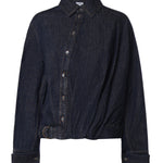 Camicia drappeggiata in denim S359Y1DX19 5380 LOEWE 