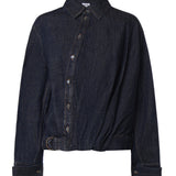 Camicia drappeggiata in denim S359Y1DX19 5380 LOEWE 