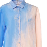 Camicia in cotone tecnico con stampa sfumata S540Y05XCX 5140 LOEWE 