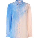 Camicia in cotone tecnico con stampa sfumata S540Y05XCX 5140 LOEWE 