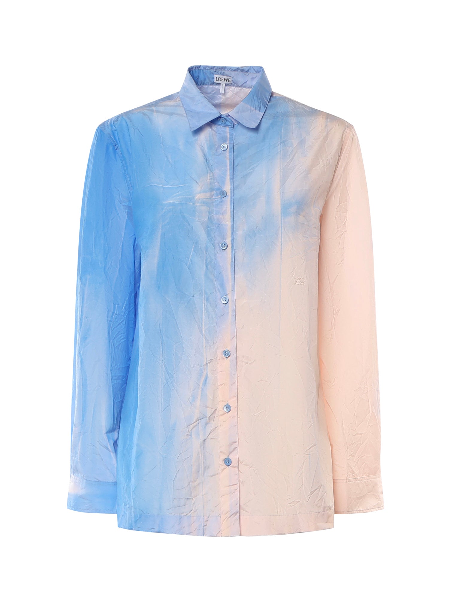 Camicia in cotone tecnico con stampa sfumata S540Y05XCX 5140 LOEWE 