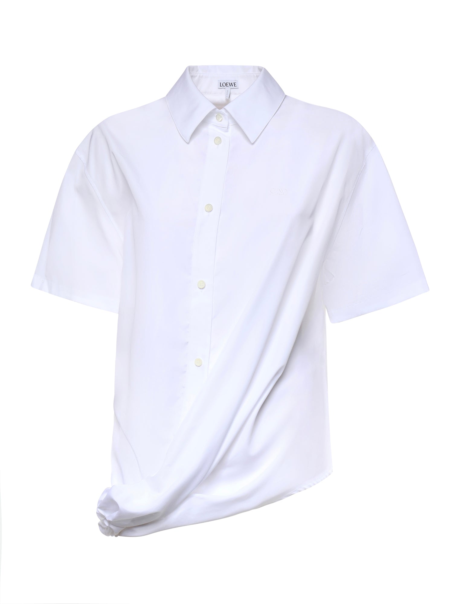 Camicia in cotone con logo S540Y05XD2 2100 LOEWE 