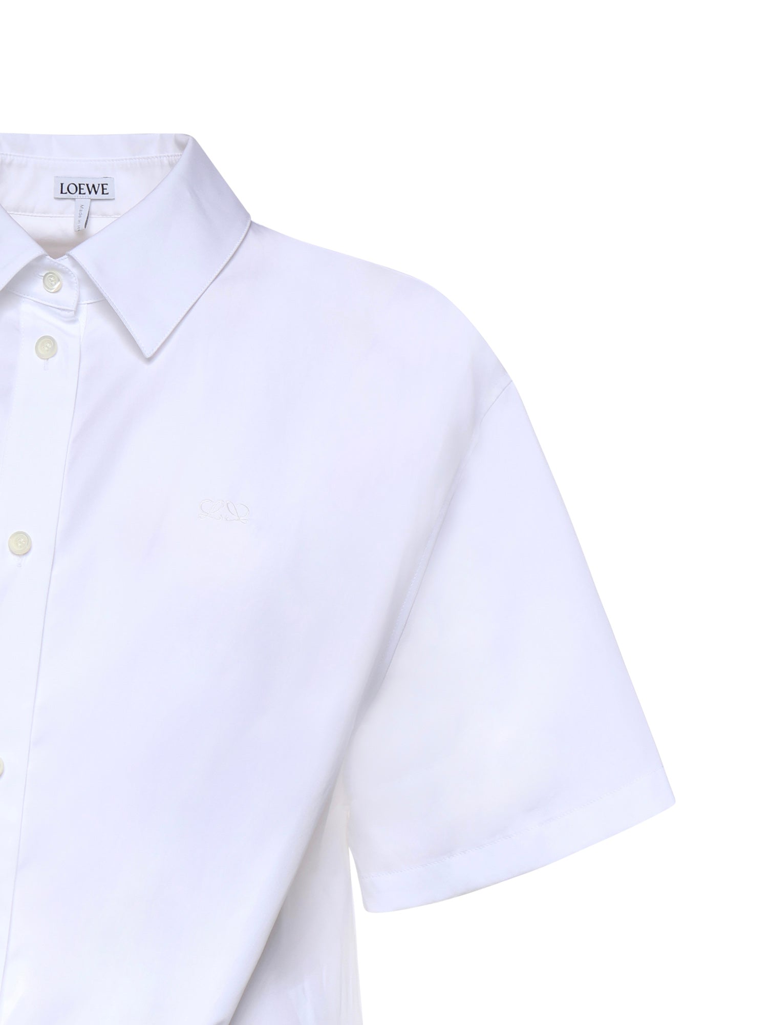 Camicia in cotone con logo S540Y05XD2 2100 LOEWE 