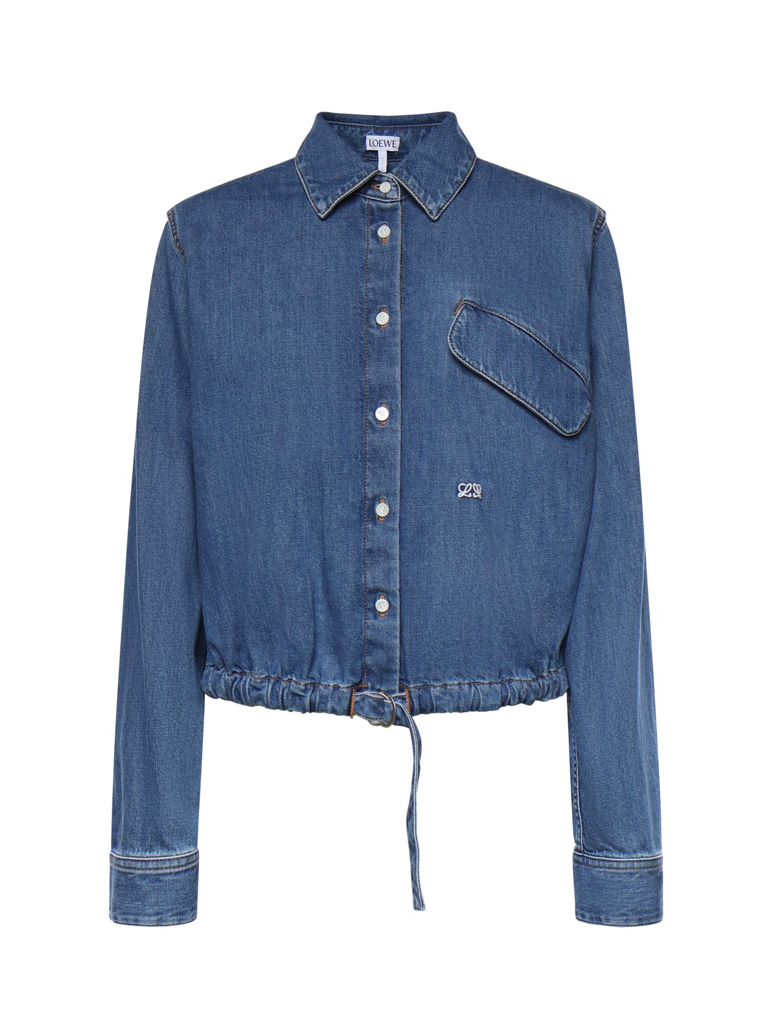 Camicia con cintura in denim S540Y1DX14 5140 LOEWE 