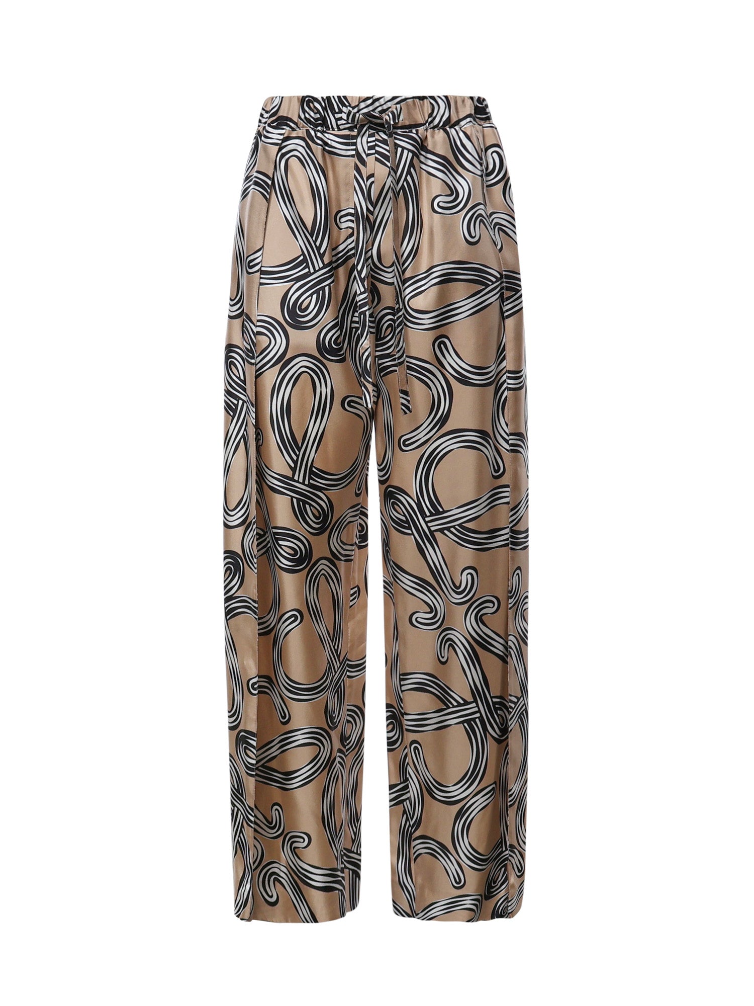 Pantaloni elasticizzati in seta S616Y04XA5 2152 LOEWE 