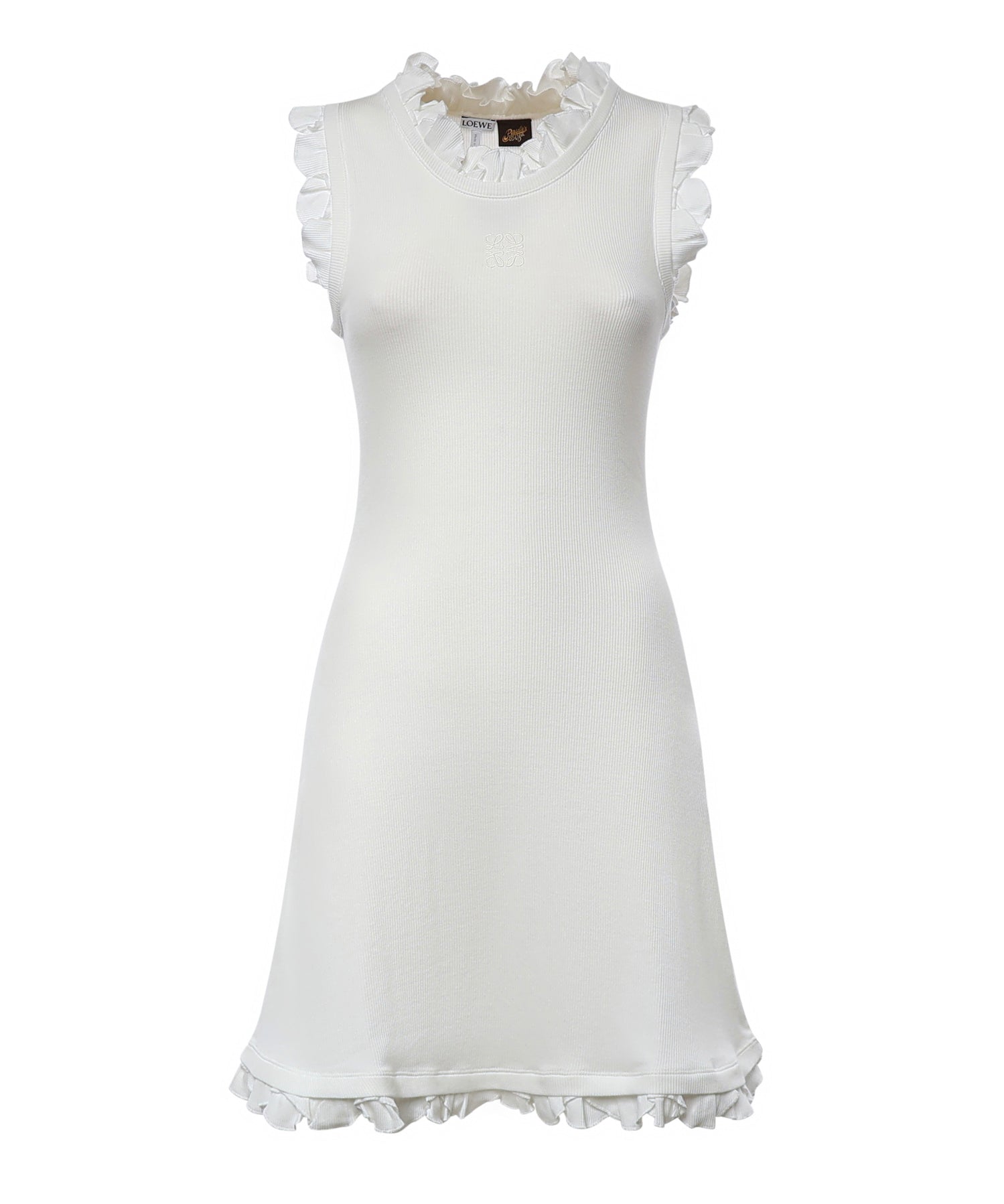 Abito a canotta in cotone stretch<BR/> S616Y51X61 2100 LOEWE 