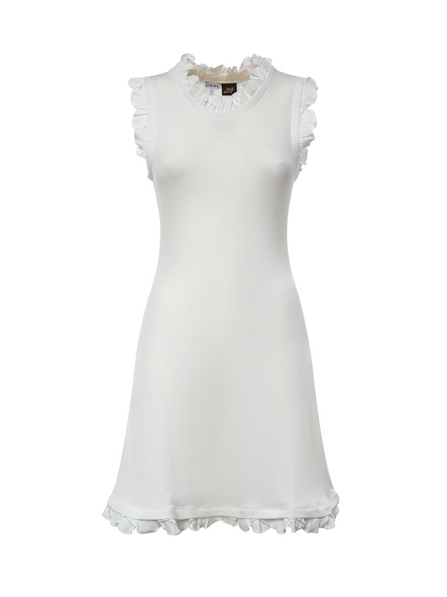 Abito a canotta in cotone stretch<BR/> S616Y51X61 2100 LOEWE 