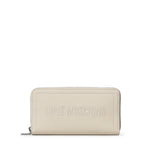 Portafoglio con logo e zip JC5500PP1OLE0 110 LOVE MOSCHINO 