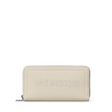 Portafoglio con logo e zip JC5500PP1OLE0 110 LOVE MOSCHINO 