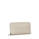 Portafoglio con logo e zip JC5500PP1OLE0 110 LOVE MOSCHINO 