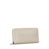 Portafoglio con logo e zip JC5500PP1OLE0 110 LOVE MOSCHINO 