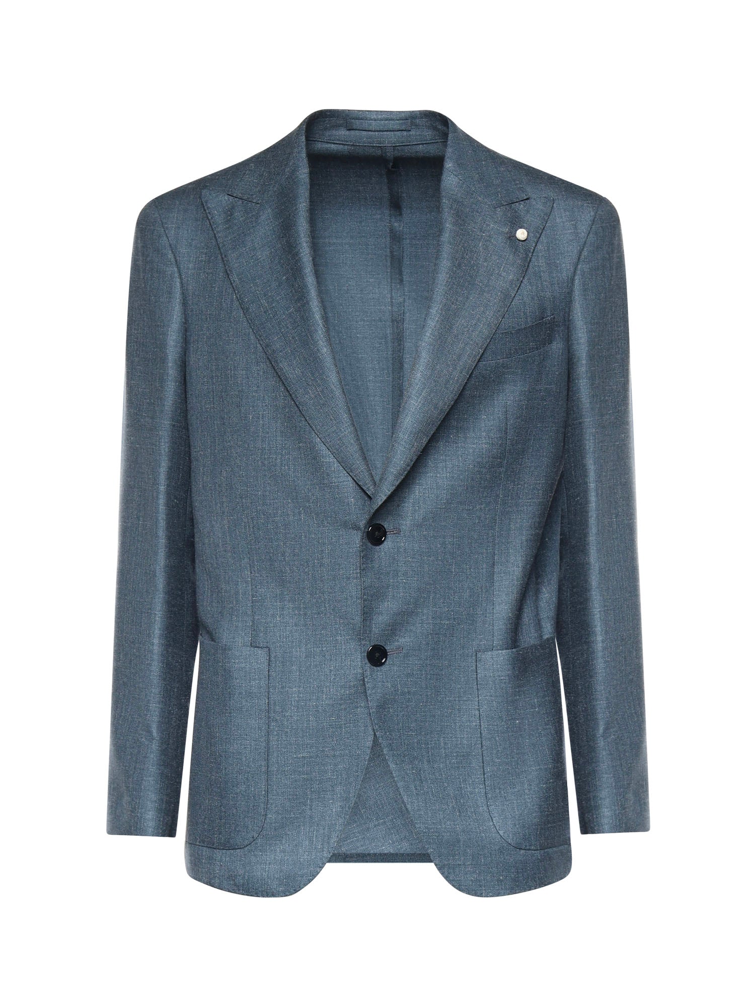 Blazer monopetto in misto lana<BR/> 2412 622642 LUIGI BIANCHI 