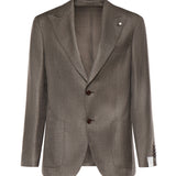 Blazer monopetto in misto lana 2412 622643 LUIGI BIANCHI 