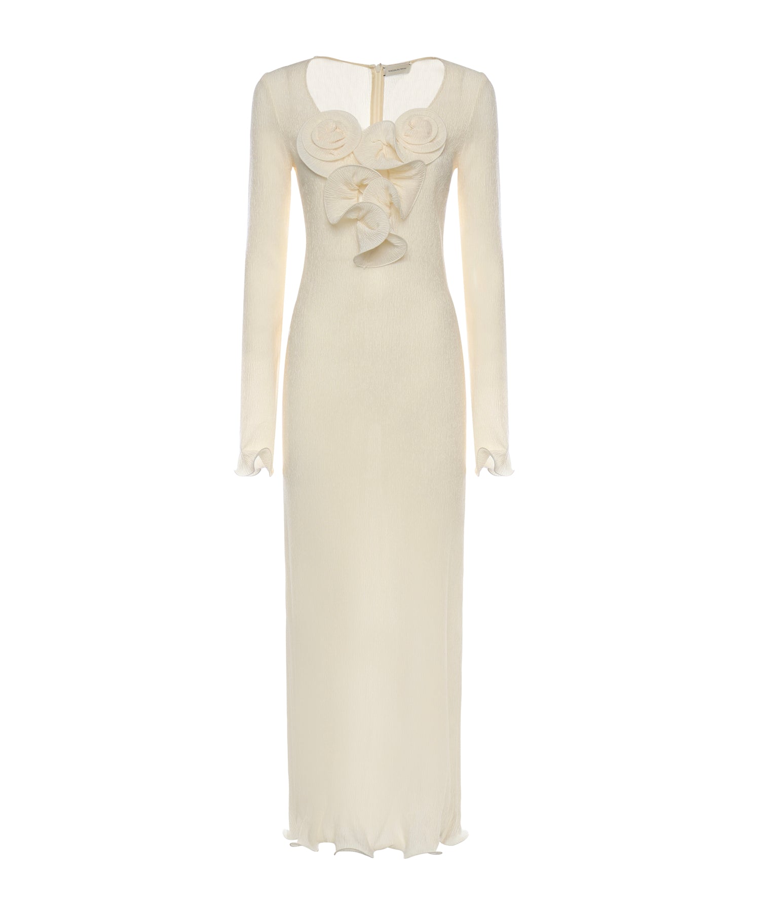 Vestito midi con applicazioni floreali 122523  MAGDA BUTRYM 